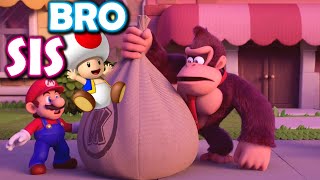 2-Player Mario vs Donkey Kong is SO FUNNY!! [Final Boss + Ending!!]