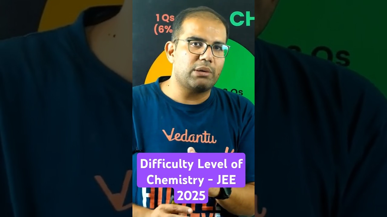 Analysis of the Difficulty Levels of Chemistry - JEE ADVANCED 2025 