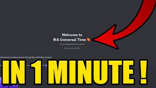 HOW to JOIN A UNIVERSAL TIME DISCORD SERVER ✅PC & MOBILE✅