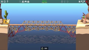 Poly Bridge 2 : Level 4-14 Solution