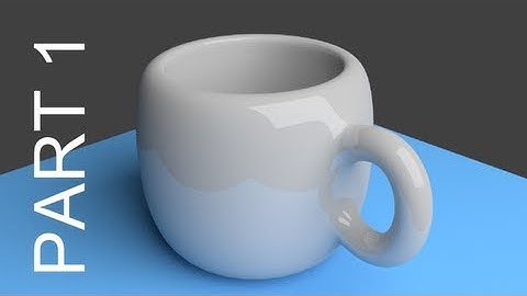 Blender Tutorial For Beginners: Coffee Cup - 1 of 2