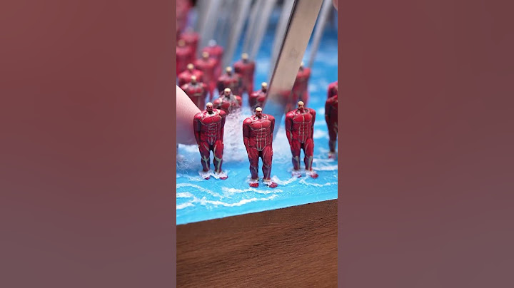 Eren Founding Titan Rumbling Diorama model making & painting (the Final Season of Attack on Titan)