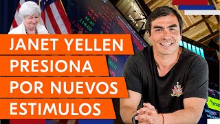 08/02/2021 Janet Yellen presiona por nuevos estímulos