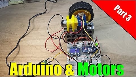 Arduino DC Motor Control with a MOSFET and tachometer