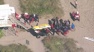 Chopper 5 video of search for missing 17yearold swimmer off Jensen Beach coast