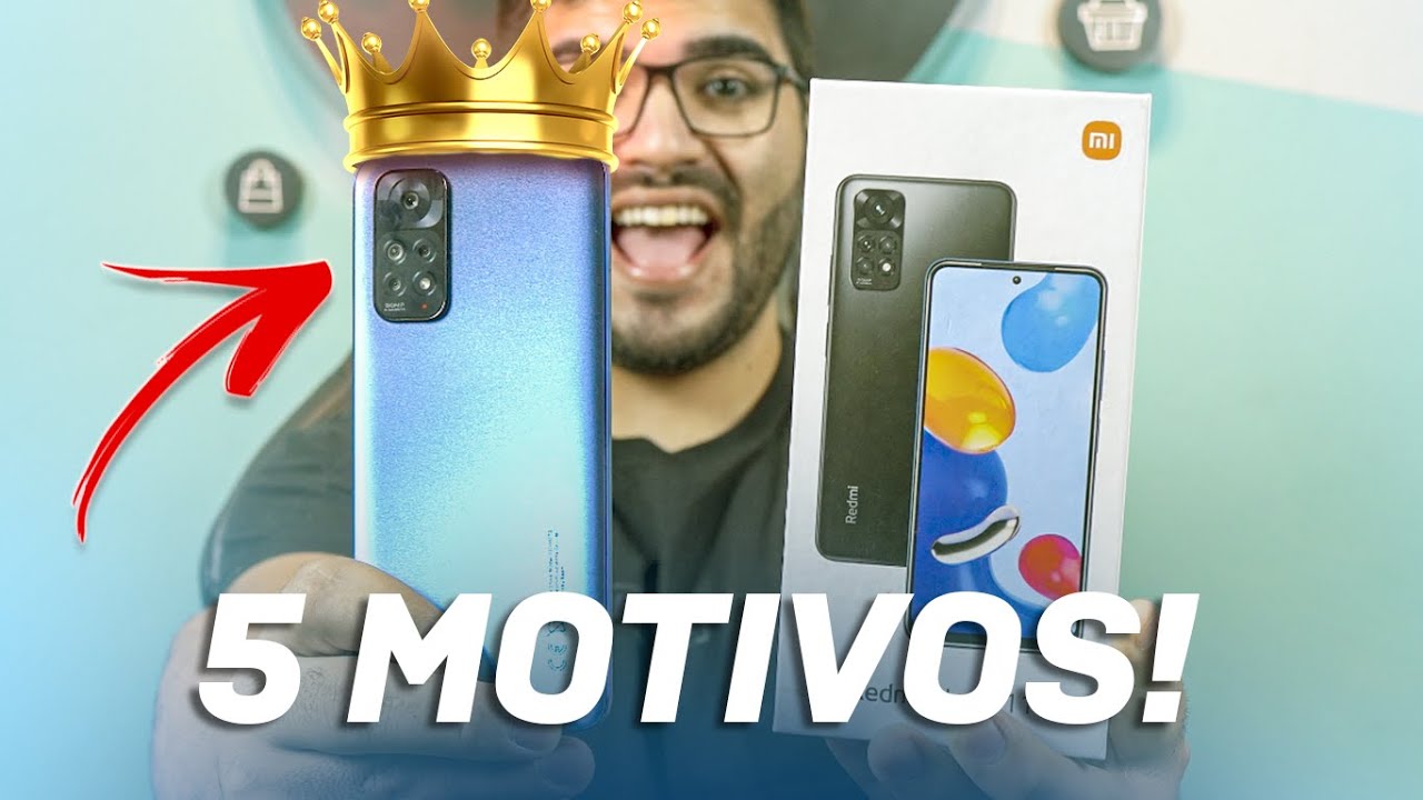 5 Vantagens do Redmi Note 11 que NENHUM Smartphone no BRASIL TEM NA FAIXA DOS R$ 1.199!