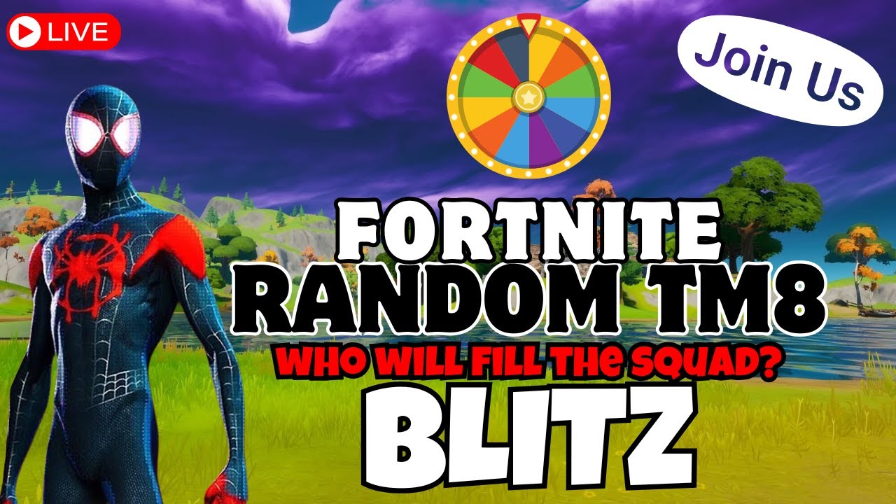 🔴 [LIVE]  FORTNITE Random Tm8 BLITZ ROYALE!