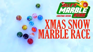 Christmas Snow Marble Race in Switzerland