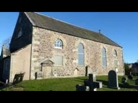 Winter Road Trip Drive With Music To Parish Church In History Visit To Auchtermuchty Fife Scotland