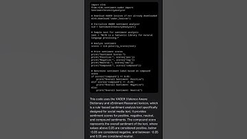 sentiment analysis using natural language toolkit libraries NLTK #coding