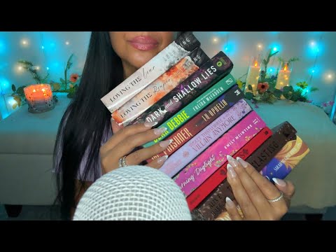 ASMR Overexplaining Book Covers & Rating Them by the Art 🎨📚 So Many Book Tingles! Part 1