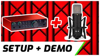 Focusrite Scarlett 2i2 & Rode NT1 | Setup & Demo