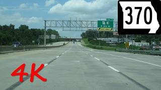 ⁴ᴷ St. Charles Bypass (MO 370) westbound [4K VIDEO]