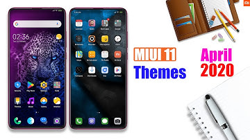 2 Most Amazing MIUI 11 Themes with the best ICON pack April 2020