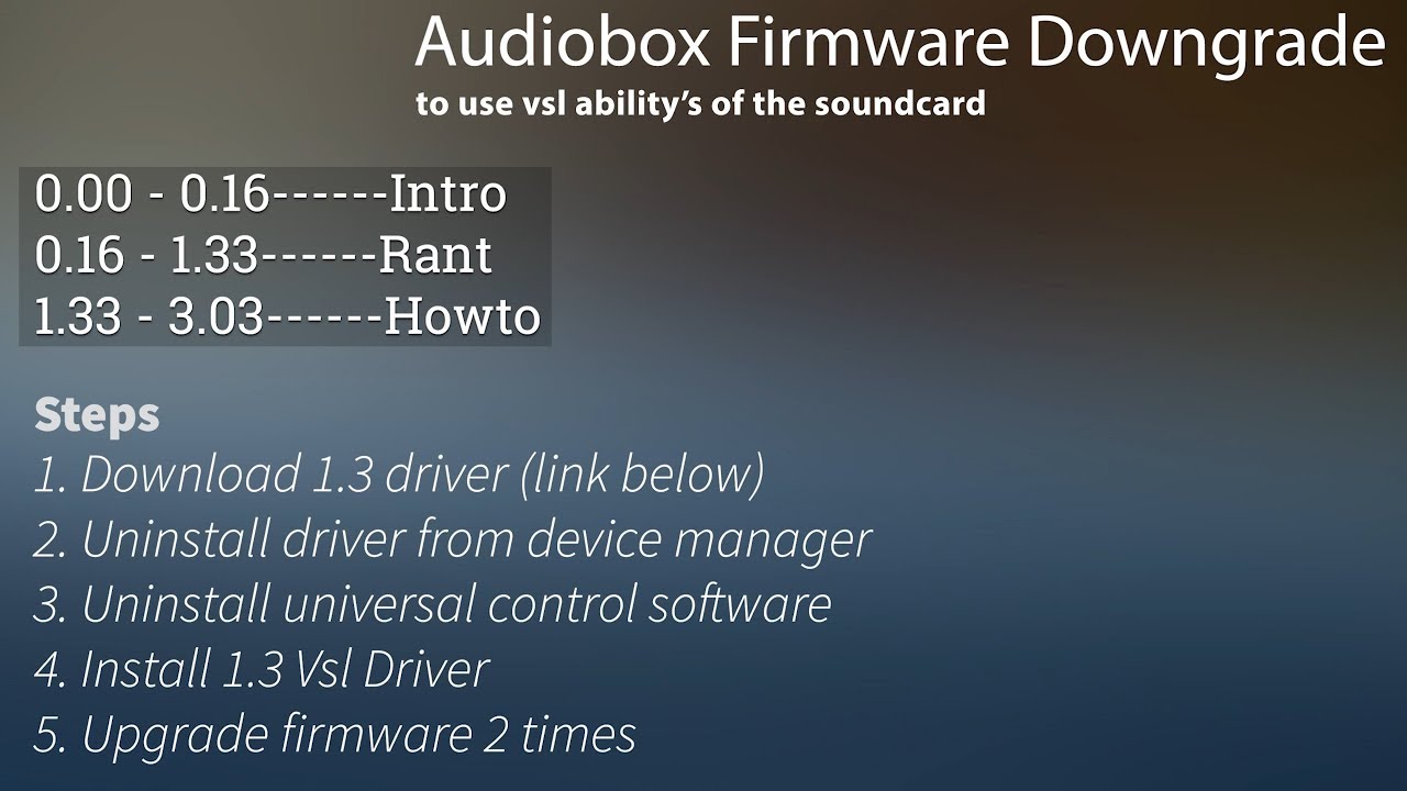 presonus audiobox driver is unavailable
