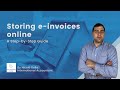 Online invoices storage