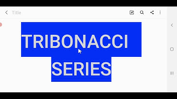 Tribonacci Series in Java