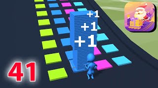 Stack Colors - Level 41 - NEW GAME - New Update Gameplay Walkthrough - All Level (iOS, Android)