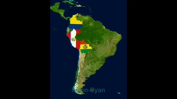 Bigger Better Stronger 🇩🇴🇨🇴🇵🇪🇧🇴 Pt.1 #shorts #south #america #southamerica #southamerican #flag #map