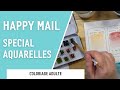 Happy mail  spcial aquarelle