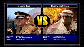 C&C General The End of Days Mod General Kwai VS General Deathstrike Hard Mode #7