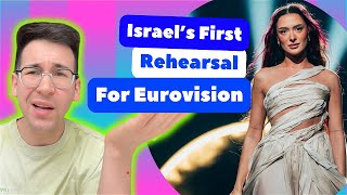 CAN ISRAEL WIN EUROVISION 2024?! (Rehearsal Reaction)