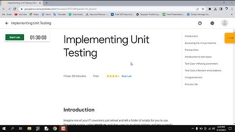 Implementing Unit Testing || #qwiklabs  || #coursera  || #google