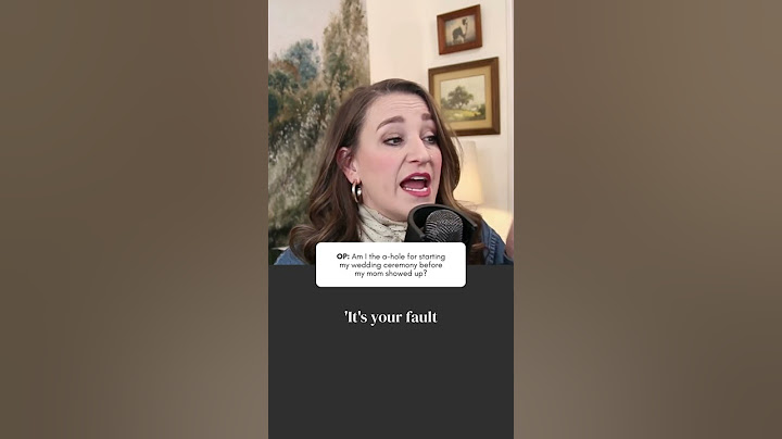 Wedding Day Drama: Mom No-Shows Then Plays the Victim
