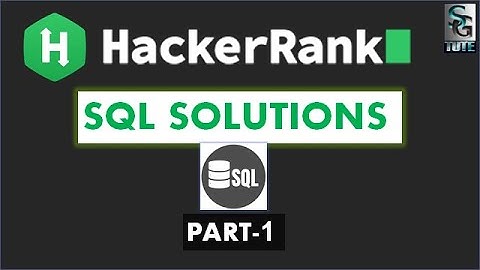 Queries for HackerRank SQL problems - 1 || Basic Select Challenges || HackerRank SQL Solutions