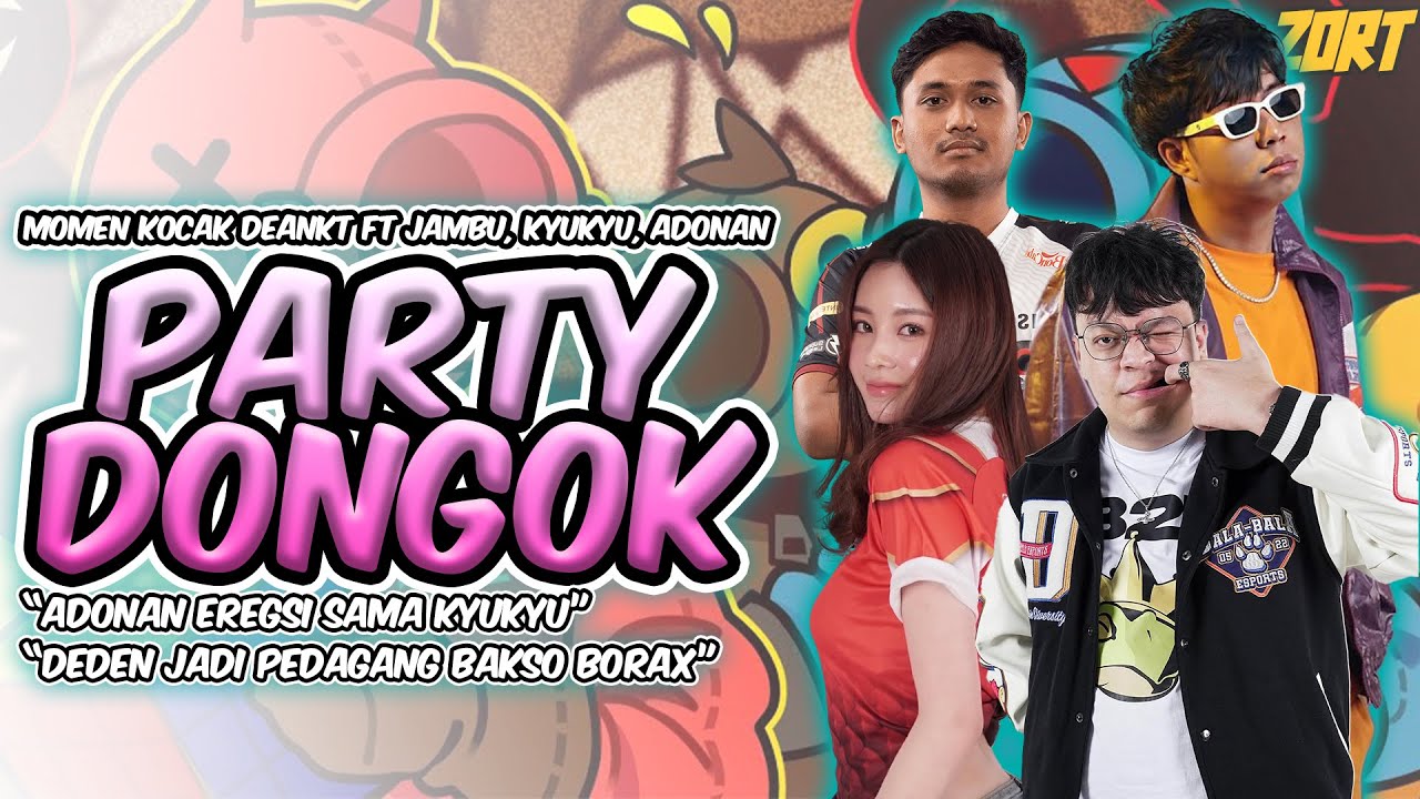 GAME ABSURD.KYUKYU COSEPLAY BAKSO BORAX. MOMEN KOCAK DEANKT ft KYUKYU, JAMBU, ADONAN