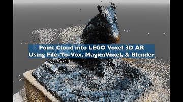 BSLIVE Using FileToVox tool to convert Point Cloud into Voxel Art