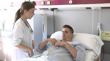 Constantes Vitales. Técnicas para la exploración clínica de la frecuencia respiratoria. Vídeo 2