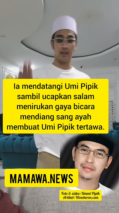 Mirip banget ya. #abidzar #ummipipik #uje #ustazjefryalbukhori