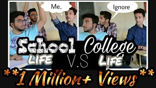 School Life Vs College Life|| Short Comedy Skit|| The Viral Hyderabadis