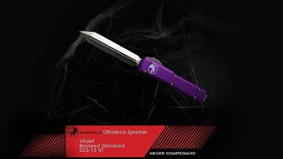 Microtech Ultratech Spartan Violet Bronzed Standard 223-13 Vi
