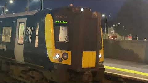 SWR class 444 002 leaving Poole