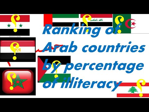 ترتيب نسبة الامية في الدول العربية 1