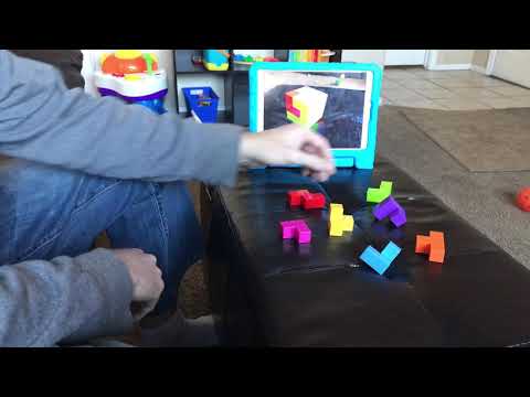 Magnetic cube puzzle solution