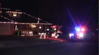 Albuquerque Police Department Christmas Lights and Police Lights