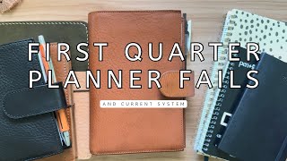 Quarter One Planner Update-Fails &amp; Current System