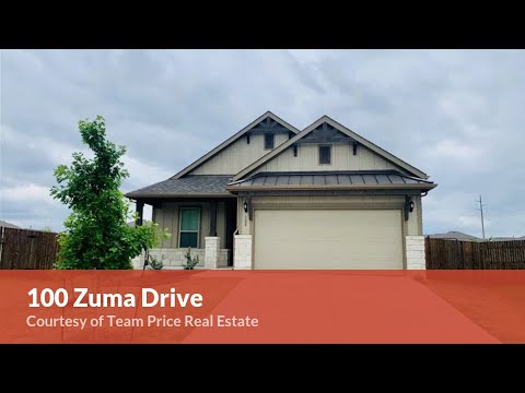 100 Zuma Drive, Liberty Hill, TX home video tour