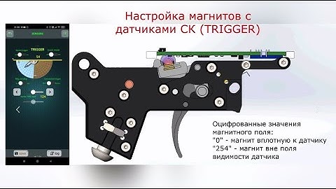 Настройка магнитов с датчиками спускового крючка (Setting up magnets with trigger sensors  (TRIGGER)
