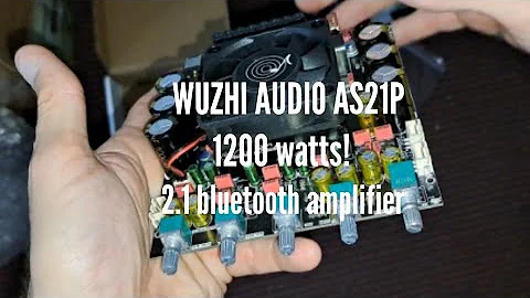 NEW!! WUZHI ZK-AS21P 1200W! unboxing and quick overview
