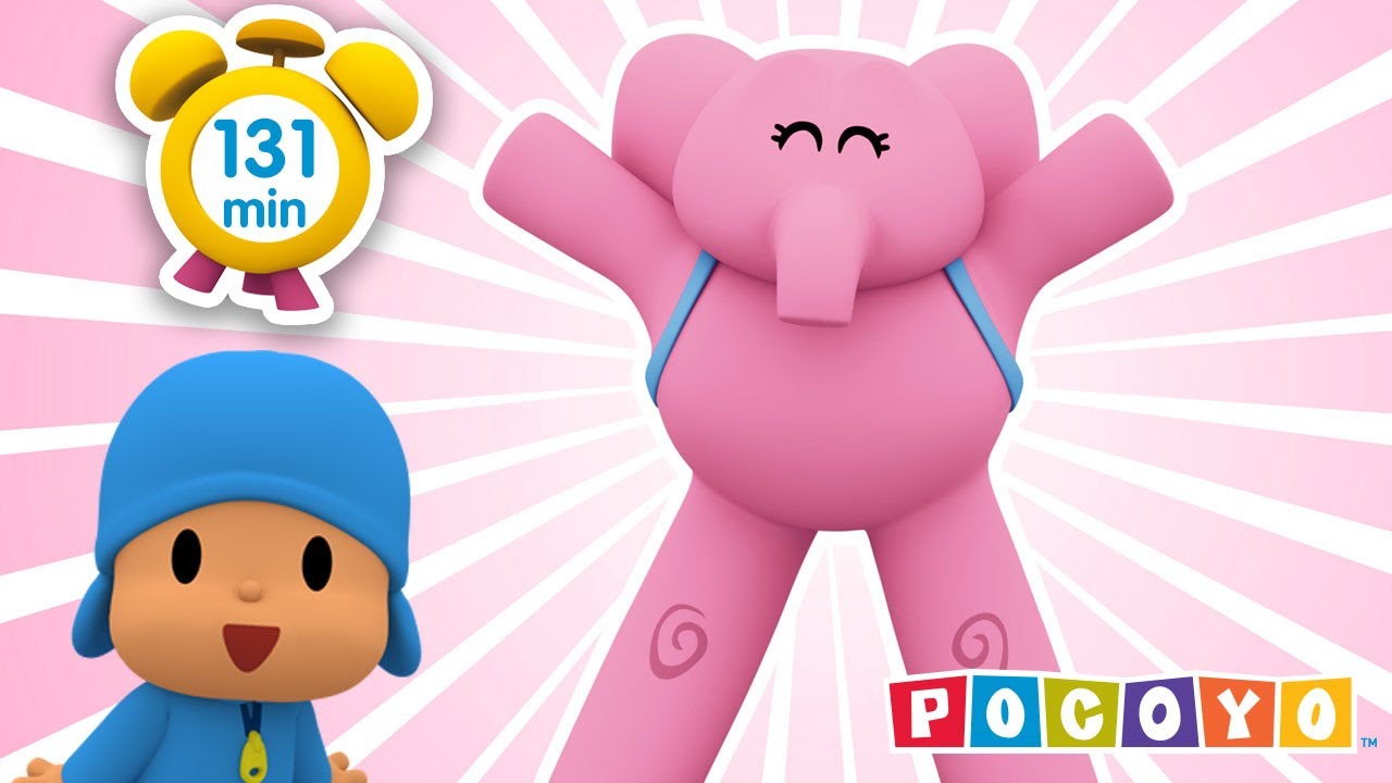 🎨POCOYO em PORTUGUÊS do BRASIL - Aprendendo a Pintar [ 131 min ]