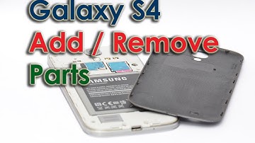 Galaxy S4 - Add/Remove Back Cover/Battery/Micro-SIM/SD-card