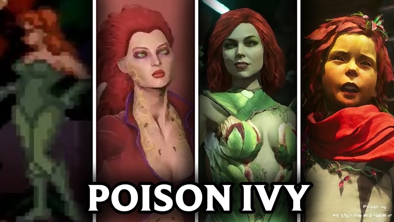 Poison Ivy Evolution In Video Games From 1993 - 2024 - YouTube