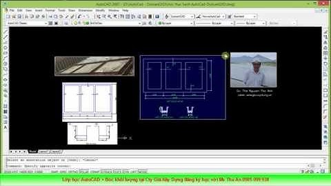 AutoCAD & Dự toán GXD - vẽ thiết kế, đọc bản vẽ, bóc khối lượng, lập dự toán - Bài 6