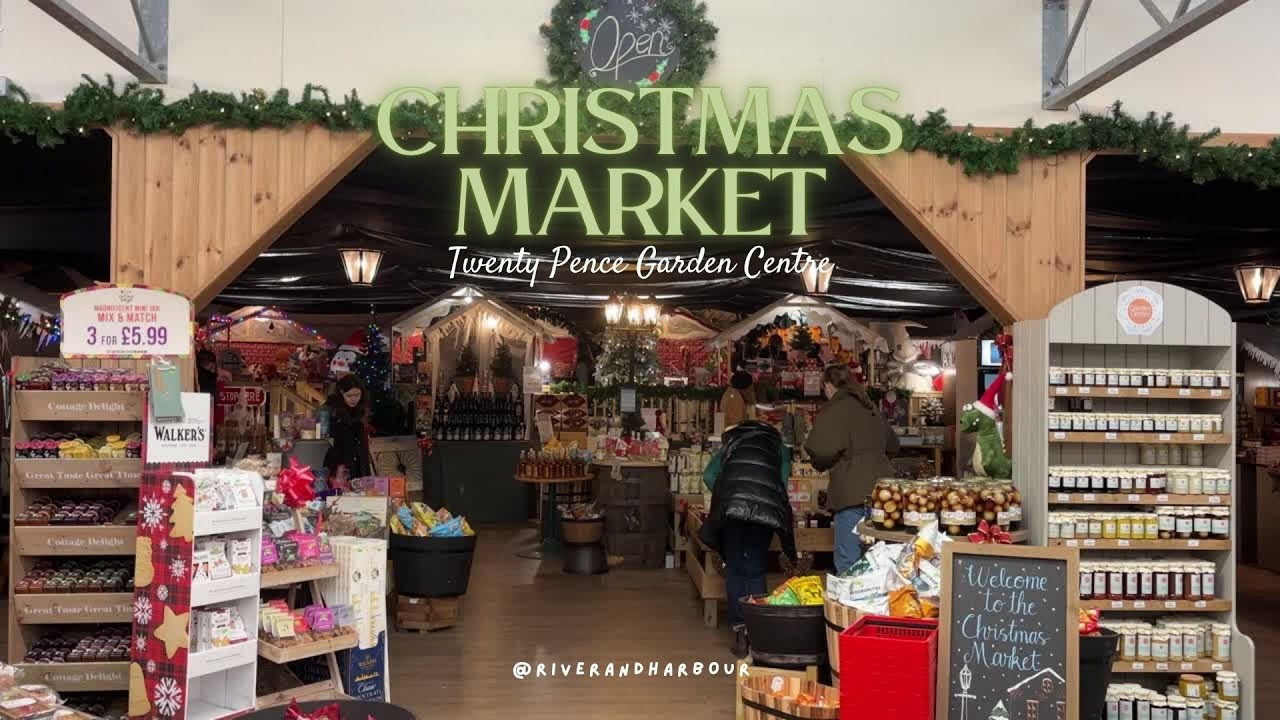 Christmas Market at Twenty Pence Garden Centre, Ely | Cambridgeshire | Unique Gifts & Festive Decor