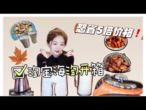 秋冬美食伴侣｜ 淘宝加拿大版购物开箱｜懒人也能做出色香味俱全的美食！