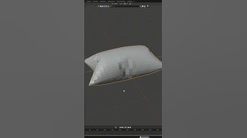 How to make pillows in Blender #3d #blenderrender3d #3danimation  #blender3d #pillow